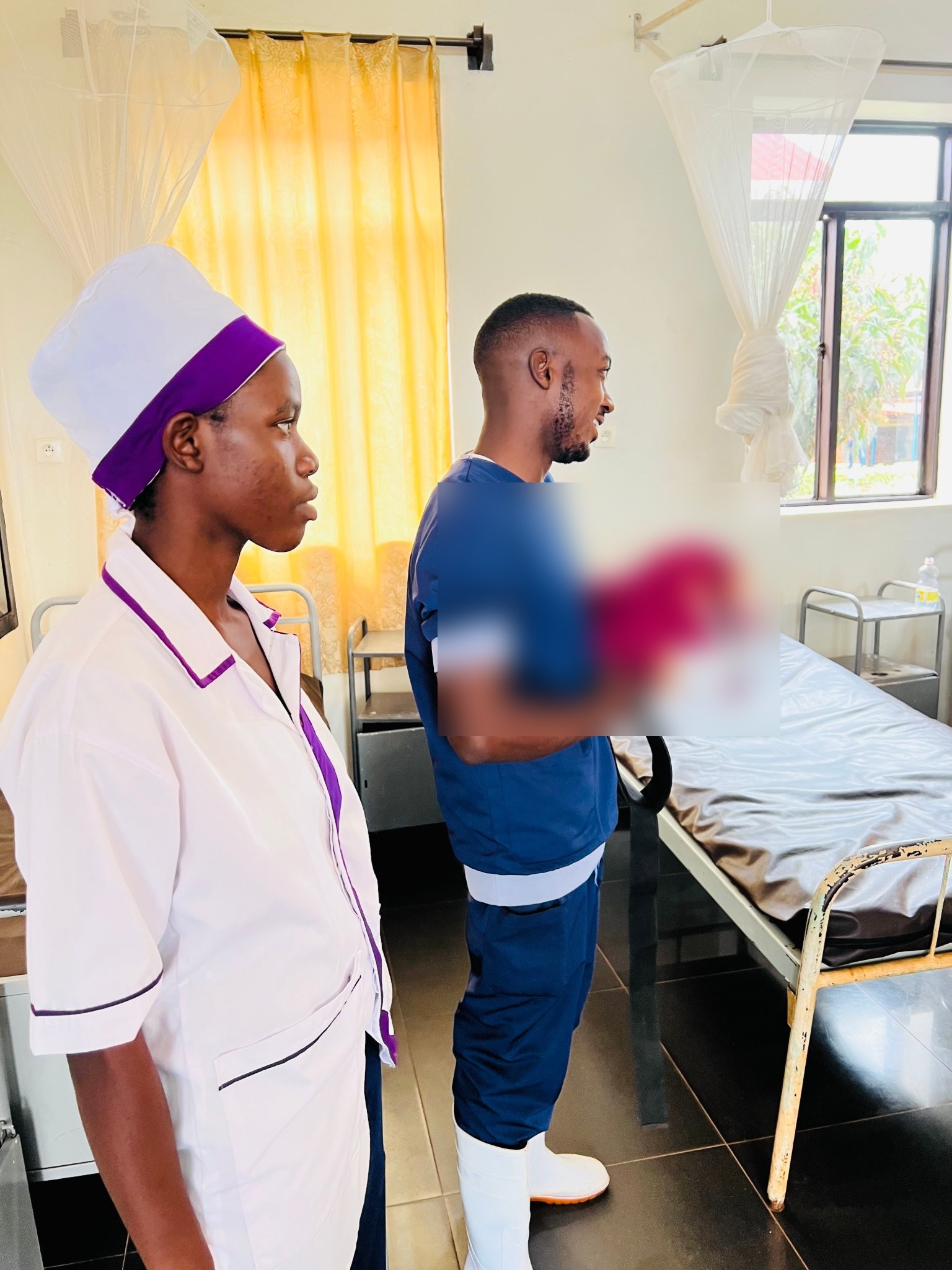 Midwife Leon Clement